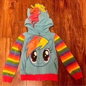 My Little Pony Rainbow Dash Zip up hoodie